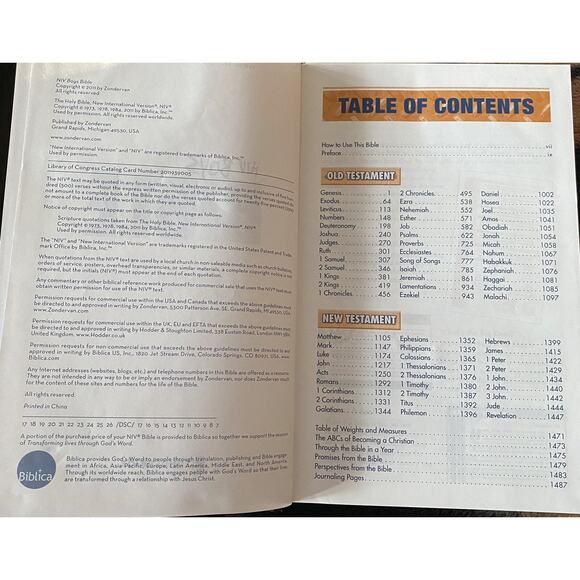 NIV Boys' Bible with studies by Zonderkidz (2011, Hardcover) READ - Picture 2 of 14